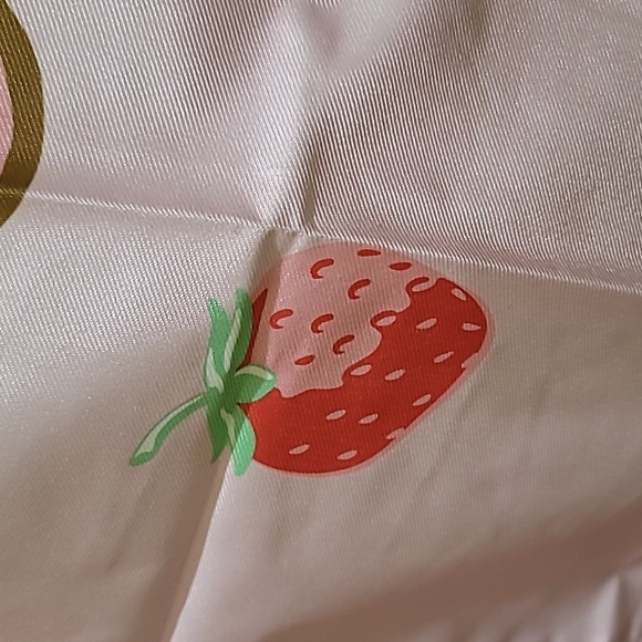 Sanrio '23 Official License My Melody Pink Pleated Hemline Apron w/ Front Pocket - Picture 8 of 9